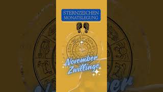 November Horoskop 2024 für Zwillinge ♊ Inspiration Kreativität und neue BegegnungenHoroskopastro [upl. by Ness]