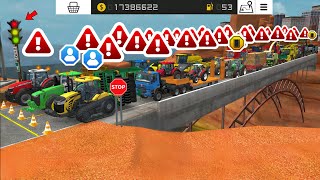 Fs 18 Traffic Jam Over The Bridge  Fs18 Multiplayer  Farming Simulator 18 Gameplay Timelapse fs18 [upl. by Davidson]