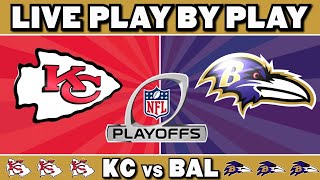 Chiefs vs Ravens Live Play by Play amp Reaction [upl. by Beitris906]