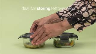 Glass Storage Containers from Tupperware [upl. by Animrac]