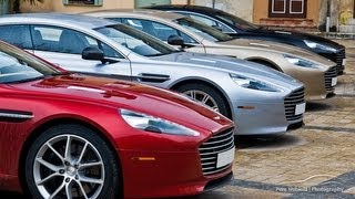 x10 2013 Aston Martin Rapide S in a Village  StartUp Sound [upl. by Dermott]