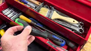 Mobile farm tool box review cantilever tool box tour [upl. by Melamie]