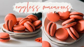 HOW TO MAKE EGGLESS MACARONS WITHOUT ALMOND FLOUR How To Make Aquafaba from Dried Chickpeas [upl. by Atikihs]