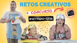 ¡TE RETAMOS A CONCURSAR  Retos creativos DestrozarEsCrear [upl. by Pope873]