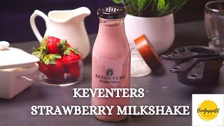 KEVENTERS STRAWBERRY MILKSHAKE  THE REAL MILKSHAKE RECIPE  STRAWBERRY ICE CREAM MILKSHAKE [upl. by Berne455]