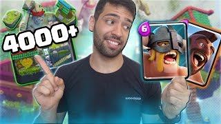 DECK DE CORREDOR  BÁRBAROS DE ELITE PARA CHEGAR NA ARENA LENDÁRIA E NOS 4000 TROFÉUS  Clash Royale [upl. by Kirsch]