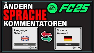 So ändern Sie die Sprache in EA FC 25 ✅ auch KOMMENTAR [upl. by Adnwahsat]