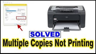 Solved Printer Not Printing Multiple Copies  Multiple page print not working in Printer [upl. by Nirrol118]