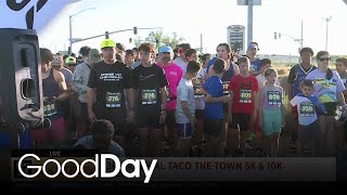 Taco the Town 5k and 10k in Stockton [upl. by Ydurt]