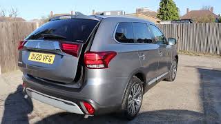 DU20VFG Mitsubishi OUTLANDER 20 MIVEC EXCEED SUV 5DR PETROL CVT 4WD AUTO 7 SEATER HEATED SEATS [upl. by Ehc]