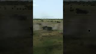 Graviteam Tactics  BTRs driving in tight formation over open field gaming graviteamtactics [upl. by Doownelg]