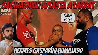 Levan Saginashvili vs Larratt  HErmes Gasparini humillado 🤯 [upl. by Irita322]