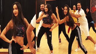 Nora Fatehi Dance Rehearsal For Dilbar in Arabic Version  Bollywood Events [upl. by Citarella]