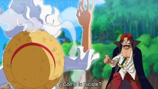 Reação de Shanks após descobrir que Luffy é um Yonkou em One Piece [upl. by Pen]