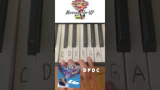 Married life  UP Piano tutorial easy [upl. by Rehpotsirhk807]