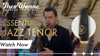 Theo Wanne™ ESSENTIALS JAZZ Tenor Saxophone Mouthpiece demonstration by Thomas Harris [upl. by Harbert]