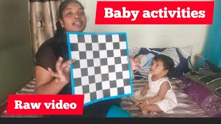 Baby activities  The way I teach to Aadhya [upl. by Yereffej]