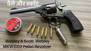 Webley amp Scott Webley MKVI CO2 Pellet Revolver Battlefield Finish [upl. by Yrneh879]