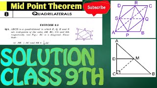 Mid point theorem class 9th made it easy with me [upl. by Riek]