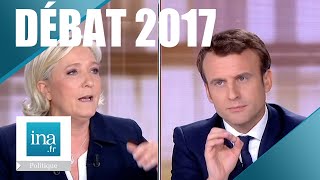 Débat 2017 entre Marine Le Pen et Emmanuel Macron résumé en 15 minutes  Archive INA [upl. by Adyl151]