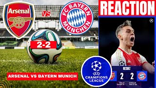 Arsenal vs Bayern Munich 22 Live Champions League UCL Football Match Score Highlights Gunners [upl. by Friede]