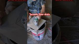 Tornado floor drain construction tileinstallation homedecoration tiles homeimprovement [upl. by Imuya838]