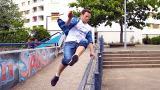 Parkour Tutorial  Anfänger  Basics  Lazy Vault [upl. by Georas]