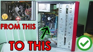 How to CLEAN a very OLD PC by disassembling everything almost [upl. by Truscott]