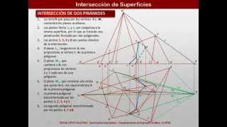 Intersección de dos pirámides [upl. by Arhsub]