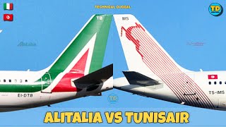 Alitalia Vs Tunisair Comparison 2024 🇮🇹 Vs 1🇹🇳 [upl. by Kape]