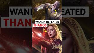 how wanda defeated thanos but thor Ironman captain America cant thor thanos wanda [upl. by Vince]