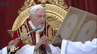 Papal Blessing of Benedict XVI at Christmas 2012 [upl. by Voccola]