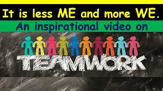 Motivational video on Teamwork  Powerful Messages about Team Work [upl. by Sirahs]