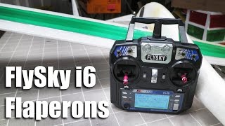 FlySky i6 Flaperons  3 methods [upl. by Ailama48]