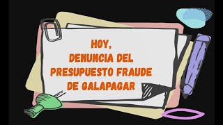 La trampa del Presupuesto de Galapagar [upl. by Ennelram511]