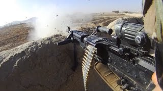 Bullets Whiz Close Over M240B Gunner [upl. by Inasah360]