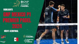 Highlights 🚹 TapiaCoello Vs NavarroSanyo  GNP Mexico P1 Premier Padel 2024  Semifinal  Resumen [upl. by Ytsirhc]