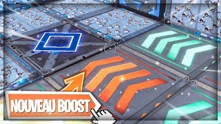 NEW PARCOURS 100 BOOST sur FORTNITE  NOUVELLE MAJ FORTNITE CREATIVE [upl. by Luiza]