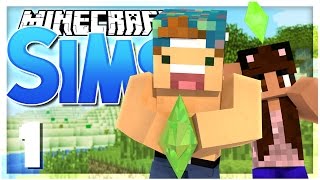 THE SIMS IN MINECRAFT  EP 1  SimsCraft Minecraft Youtuber Server [upl. by Adnahsam]