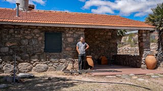 VAMOS A RESTAURAR UNA CASA DE PIEDRA ABANDONADA EN PLENO MONTE  Papagayos San Luis [upl. by Ailed]