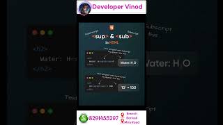 📚 Understanding HTML Superscript amp Subscript ✨  How to Use sup amp sub Tags Effectively 🔍 [upl. by Lorimer54]