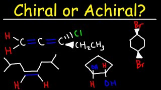 Chiral and Achiral Molecules  Allenes and Alkenes [upl. by Iorio863]