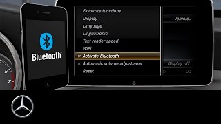 How to Connect your Smartphone via Bluetooth  Mercedes me [upl. by Maegan89]