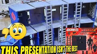 2024 MCM LONDON COMIC CON GIJOE CLASSIFIED MULTIPLE COBRA BUNKER BUILD REVEAL COULD OF BEEN BETTER [upl. by Ahsilam12]