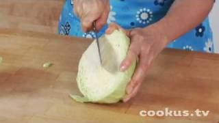 How to Cut Up a Cabbage [upl. by Thun]