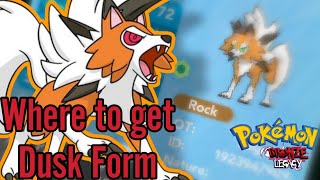 how to get Lycanroc Dusk Form in Pokemon Brick Bronze  Bronze Legacy [upl. by Mark]