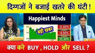 HAPPIEST Minds share analysis⚫️  happiest minds share latest news target happiestmindsnews [upl. by Acinnad]