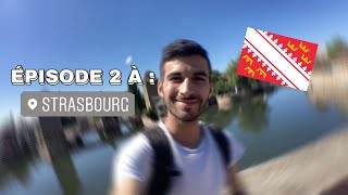 VLOG JE VISITE STRASBOURG Grégoire visite la France 2 [upl. by Bathelda]