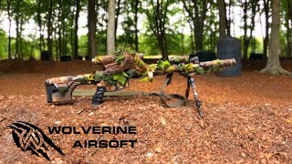 My best airsoft replicaUpgraded Wolverine MTW DMR [upl. by Lynus]