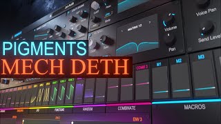 Arturia Pigments 4 Mech Deth Sound Design Tutorial [upl. by Hogg]